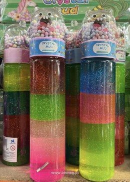Glut Bemag Slime duży stworek czterokolorowy z brokatem i kuleczkami (73255)