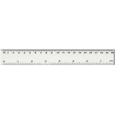 Linijka plastik Tetis 20cm (BL002-B) Linijka plastik Tetis 20cm (BL002-B)
