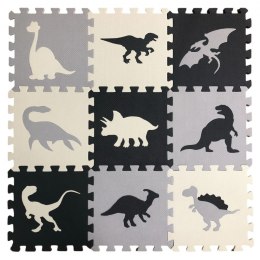 Mata dla malucha Lean Puzzle Mata piankowa dinozaury 9 elementów (23031)
