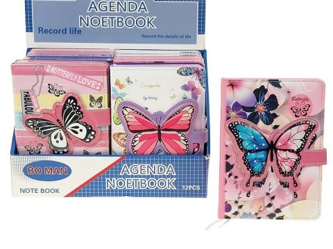 Notes Adar z motylkiem A5 krata [mm:] 180x130 (620308)