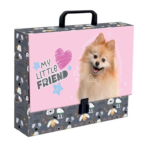 Teczka kartonowa na zatrzask My Little Friend Sweet Pomeranian mix Unipap Teczka kartonowa na zatrzask My Little Friend Sweet Pomeranian mix Unipap