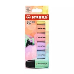 Zakreślacz Stabilo BOSS MINI PASTEL 6SZT mix 2-5mm (07/6-2-01)