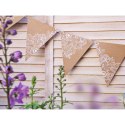 Girlanda Partydeco Flagietki, kraft, 2,1 m (FLG17) Girlanda Partydeco Flagietki, kraft, 2,1 m (FLG17)
