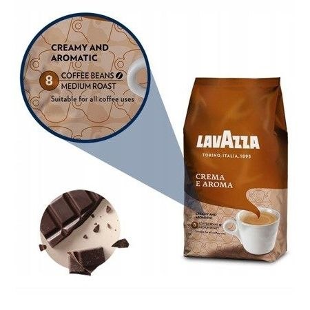 KAWA LAVAZZA AROMA CREMA 1KG KAWA LAVAZZA AROMA CREMA 1KG
