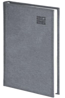Kalendarz książkowy (terminarz) 400 STRON SREBRNY Wokół Nas ALUMINIUM STANDARD A4 (237 A4DB)