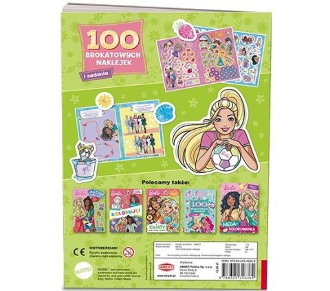 Książeczka edukacyjna Ameet Barbie™. 100 Brokatowych Naklejek (NB 1101) Książeczka edukacyjna Ameet Barbie™. 100 Brokatowych Naklejek (NB 1101)
