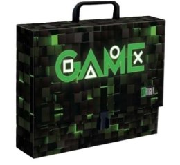 Teczka kartonowa na zatrzask Game green A4 mix Unipap