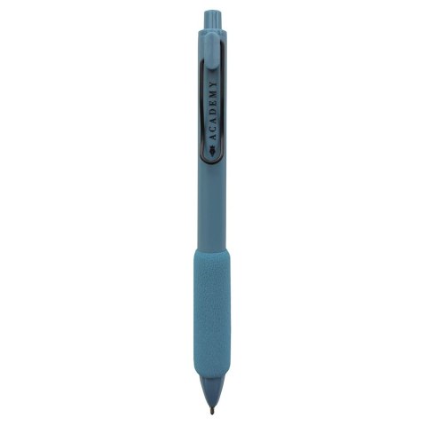 Długopis żelowy Interdruk Academy z piankowym gripem niebieski 0,7mm (żelowy)