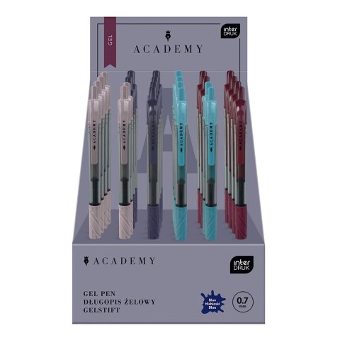 Długopis żelowy Interdruk GEL ACADEMY niebieski (automatyczny) Długopis żelowy Interdruk GEL ACADEMY niebieski (automatyczny)