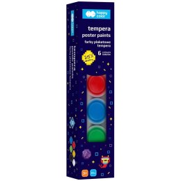 Farby plakatowe Happy Color Pixi Planet kolor: mix 6 kolor. (HA 3310 0025-PP6)