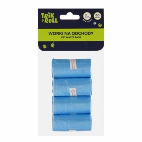 Gadżet Worki na odchody 80szt 4 rolki Trik Roll (560700)