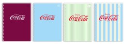 Kołozeszyt (kołobrulion) Interdruk COCA COLA SOFT TOUCH A6 80k. 70g krata