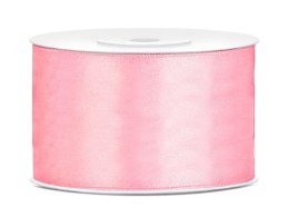 Wstążka Partydeco satynowa 38x25 [mm x m] różowy jasny (TS38-081J)