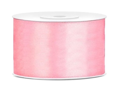 Wstążka Partydeco satynowa 38x25 [mm x m] różowy jasny (TS38-081J)