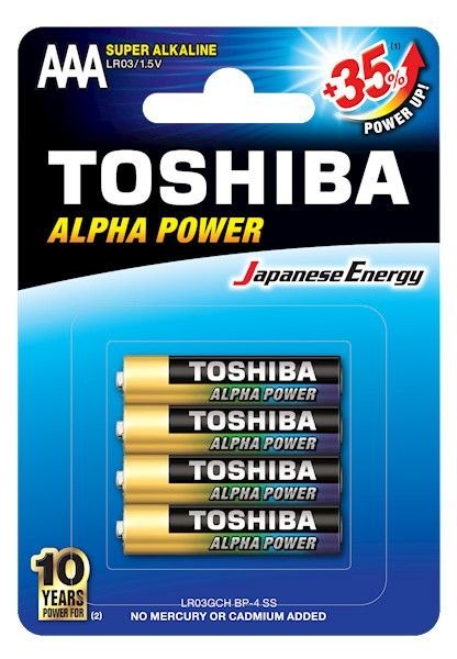 Baterie Toshiba Alpha Power LR03 (BT1910) Baterie Toshiba Alpha Power LR03 (BT1910)