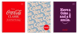Kołozeszyt (kołonotatnik) Interdruk COCA COLA HYBRID A4 100k. 70g krata