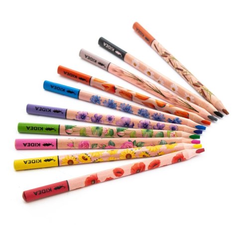 Kredki ołówkowe 12 kol. Kidea (KTJK10KKA) Kredki ołówkowe 12 kol. Kidea (KTJK10KKA)