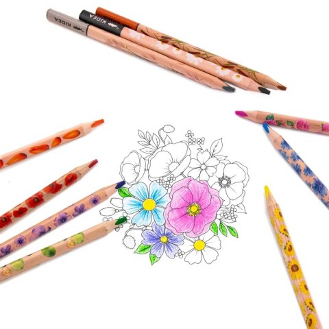 Kredki ołówkowe 12 kol. Kidea (KTJK10KKA) Kredki ołówkowe 12 kol. Kidea (KTJK10KKA)