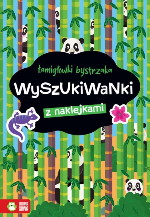 Książeczka edukacyjna Zielona Sowa Łamigłówki bystrzaka. Wyszukiwanki Książeczka edukacyjna Zielona Sowa Łamigłówki bystrzaka. Wyszukiwanki