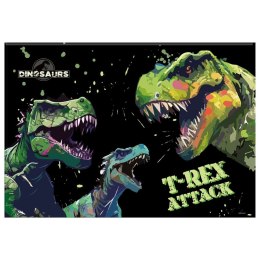 Podkład na biurko Dinozaur mix karton Derform (PODN20)