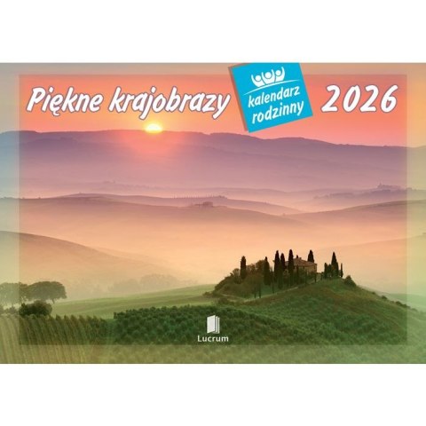 Kalendarz ścienny Piękne krajobrazy rodzinny 2026 280mm x 200mm Lucrum (WL04) Kalendarz ścienny Piękne krajobrazy rodzinny 2026 280mm x 200mm Lucrum (WL04)