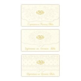 Zaproszenie duże (rocznica ślubu 50)