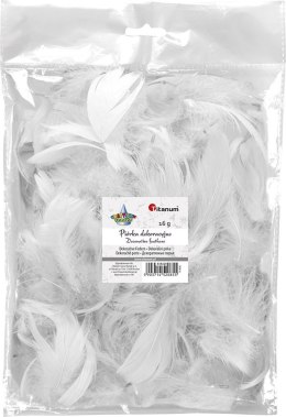 Piórka Craft-Fun Series białe Titanum