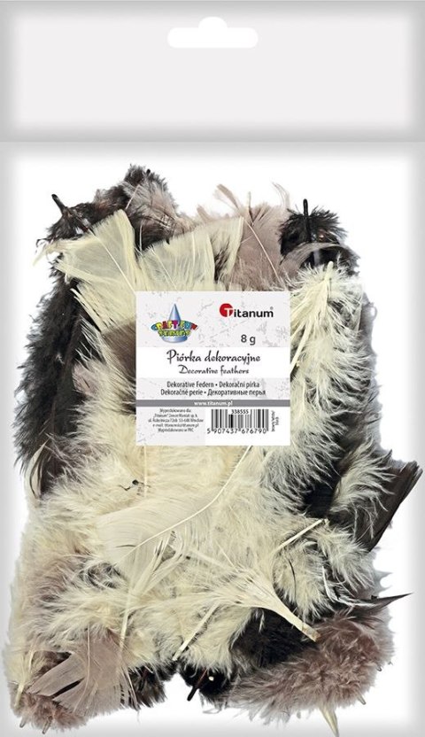 Piórka Craft-Fun Series mix Titanum (16079F)