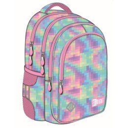 Plecak PASTEL PIXELS 4 KOMORY St.Majewski (bpl-58)