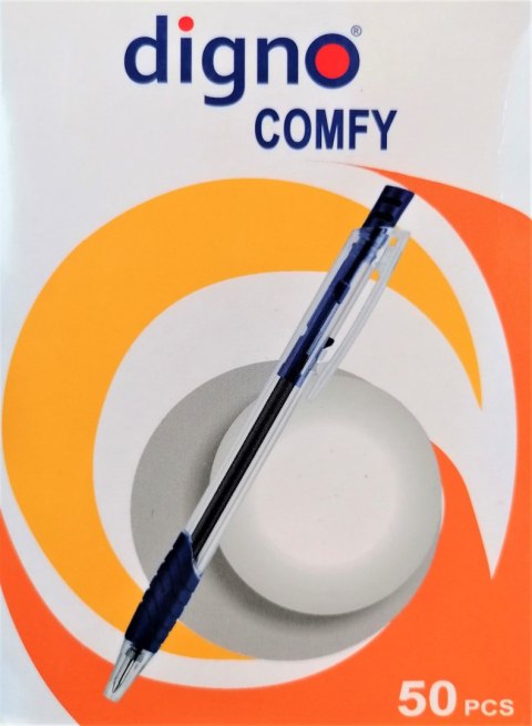 Długopis Comfy czarny 0,7mm Digno (DIG120) Długopis Comfy czarny 0,7mm Digno (DIG120)