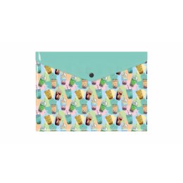 Teczka plastikowa BUBBLE TEA A4 mix Biurfol (TKN-A4-37)