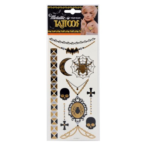 Akcesoria do kostiumów metaliczne tatuaże Arpex (KO4603)