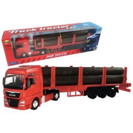 Ciężarówka Welly Man Tgx XXL do przewozu drewna Dromader (68013)