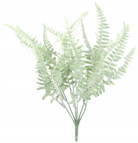 Kwiaty bukiet paproci 35cm szara zieleń Home And Garden (0887)