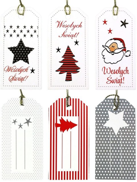 Bileciki do prezentów Craft-Fun Series „Wesołych Świąt" Titanum (24ESD015)