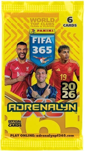 Karty Fifa 365 Adrenalyn XL 2026 6 sztuk Karty Fifa 365 Adrenalyn XL 2026 6 sztuk