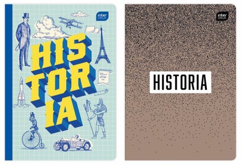 Zeszyt tematyczny HISTORIA A5 60k. 70g krata Interdruk (ZE60HIS#)