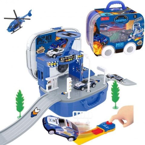 Parking samochodowy policja w walizce Trifox (A-2563)